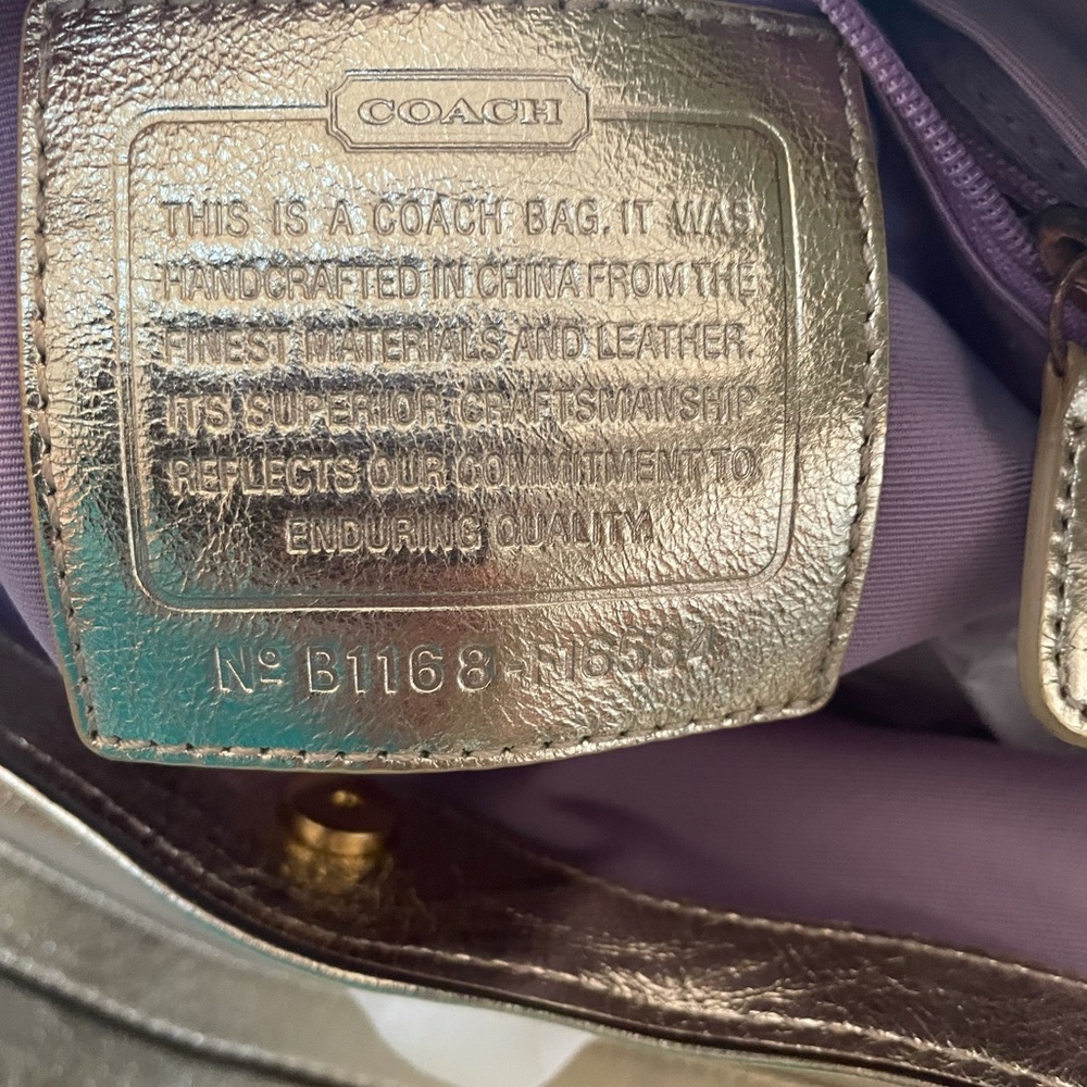 Coach butterfly bag nwot retail $650. - Picture 9 of 12